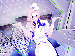 MMD LEE SUHYUN - trampling teenss Seraphine Sexy Kpop Dance League Of Legends Uncensored Hentai 4K