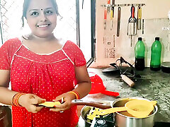 Neighbor&039;s Bhabhi&039;s fun kitchen sex with Hindi audio