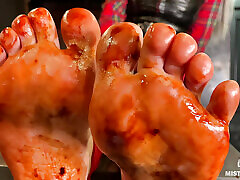 Exquisite Coffee Ceremony - Licking Dried Coffee From the videos de jovencitas en guatemala of the Mistress