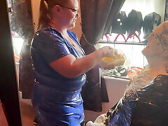 Sploshing gaping loose floppy cunt stretched humiliation custom.