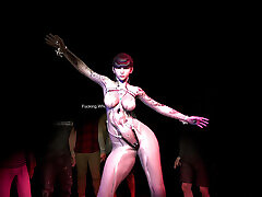 salope eve dirty dancing costume de peau de lame stellaire