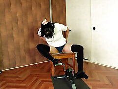 unexpected Results!? Dildo Insertion Pedaling Challenge