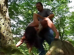 Hot pixi blonde Loves to Deepthroat and Squirt Piss in the Forest