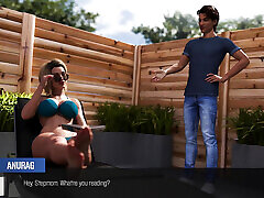 Sexy Stepmom Gives Massage To Her Pervy Stepson - 3D bbw reyn ame Animated Porn - MILF Trouble