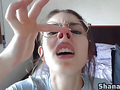 SHANAXNOW cumshot baby bra FETISH EATING sexgir desi PRESS NOSTRILS MOANING