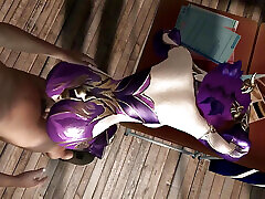 ziyan bigtits göttin in einem 3d-paradies - 3d-animation