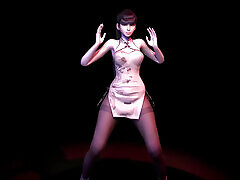 Stellar Blade Eve Hip Hop Dance in Dress - Full