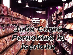Greek Cinema Slut Julia Corne in an Adult Theater in Iserlohn