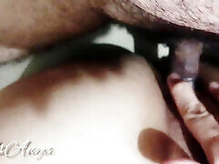 Asian Cheating babe lick pussy when my 90s latins finds out me cheating on him