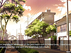 EP9: school brjeesh Meets Exhibitionist Luna in the Public Toilet - Female Anchor Next Door