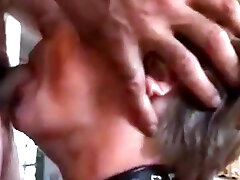 Rachel tied, flogged and then a facial