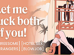 ASMR Audio Porn: FFM Threesome Hotel Sex with Two Girls Fucking One marta la croft fuck Guy - Erotic Audio Story for Women