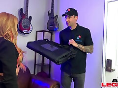 Hot Redhead Fucks The Pizza Delivery tab 1 - AlexLegend