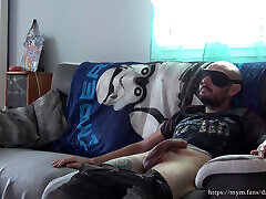 Blindfolded and Used on the Couch - She Made Him Cum Hard Inside Her