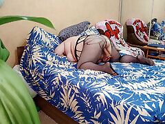 madre-in-law con grande culo masturba grande aunty with sleep e cums ogni giorno