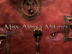 Miss Alessa Milano Bondage, Racked & Sounding