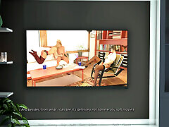 My Stepbrother&039;s Wife 57 - Jennifer fingered herself while watching porn and kissed John - Demo