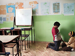 Desi Village College Couples Fucking in Classroom