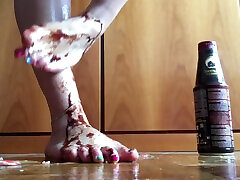 Sexy High Heels Crushing Egg