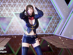MMD CHUNG HA - Algorithm Tifa Hot Kpop Dance Final Fantasy Uncensored 4K 60FPS