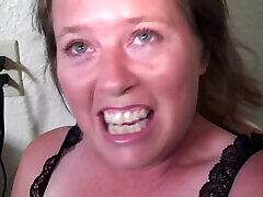 Mature Lady with Beautiful Horny Eyes Loves a Fat Black Cock