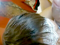 Mayu No91 Shaved, Cosplay, Deepthroat, Collar, Blindfold, Anal Beads in 2 Holes, Squirting, Creampie, Cleaning Blowjob