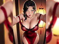 لباس قرمز اغوا کننده Waifu