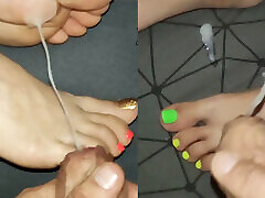 Two secret cumshots on gorgeous legs. There&039;s a slowdown and the best shots at the and. Ponri