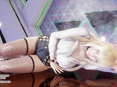 MMD HYOLYN - Layin&039; Low Ahri Hot Kpop Dance League of Legends Hentai