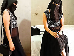 College girl in hijab was fucked by Uncut Dick