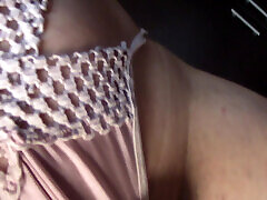 Sexy wife doing housework naked. Brunette, hairy pussy, big ass, big tits. Sexy mom massages herself with a vibrator.