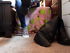 lederstiefel & verschwitzte füße