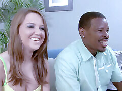 Pressley Carter: Jon Q&039;s Big Black Cock Vs. Pressley Carter&039;s Sweet Tongue - Interracial Gaming Bet Turns Explicit