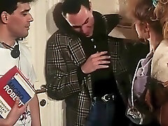 90s College: 3 Way Sex In Gym Locker Room With Yves Baillat, Ed Navarro And Miss Pomodoro
