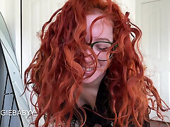 long, red curly hair teasing, seduction, and riding you pov - full video on Veggiebabyy Manyvids