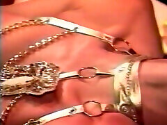 Vintage Blonde Has Solo Sex with Dildos