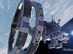 nexus-3: dans mon orbite. blonde plantureuse sexy a le meilleur sexe dans une station spatiale