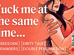 ASMR Audio Porn: Threesome MMF with Strangers in an Open Relationship - DP, Anal Sex & Dirty Talk - Erotic Audio