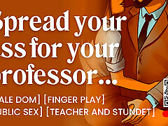 ASMR Audio Porn: Dominant Male Teacher Fucks His Student in The Class - Erotic Audio for Women