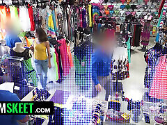 Officer Mancini&039;s Special Search - Mall Thief Indica Gets a Wet Pussy and Cock Sucking Lesson