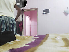 Tamil aunty dress change