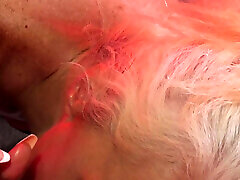 Blonde MILF Worships Cock with Sloppy Blowjob