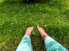I Let You See My Feet Rubbing and Pressing Against the Grass