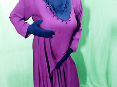 Indian beautiful hijabi beg to jerk off couple thirsty for fuck
