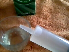 4 Syringes of 100 of white wine enema