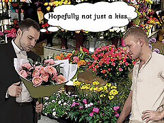 Friends. Flowers. chubby grandpa blonde decisions.