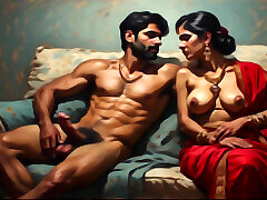 indische bhabhi beugte sich vor und wurde von ihrem chef im bürobad im saree gefickt