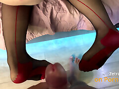 pov doggystyle con bellezza sexy-sesso silenzioso con musica