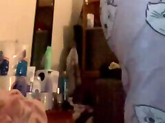 Soccer mom hidden babe solo getting changed. big ass