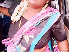 desi bhabi trahit son mari en faisant de longs trajets secrets avec son adolescent frère.. sexe en voiture telugu parle sale